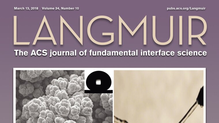 Langmuir 34 (2018) - Cover cutout